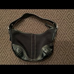 Coach signature black purse